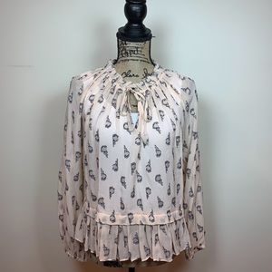 Rebecca Taylor Peasant Style Blouse